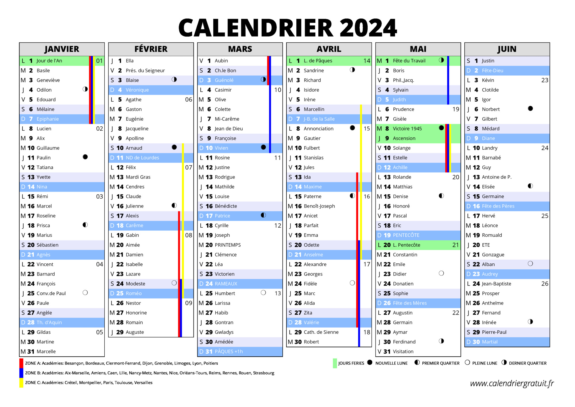 Calendrier 2024 Excel Easy to Use Calendar App 2024