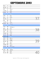 calendrier septembre 2093 au format portrait pour prendre des notes